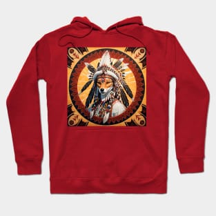 Coyote The Trickster (6) - Trippy Psychedelic Canine Hoodie